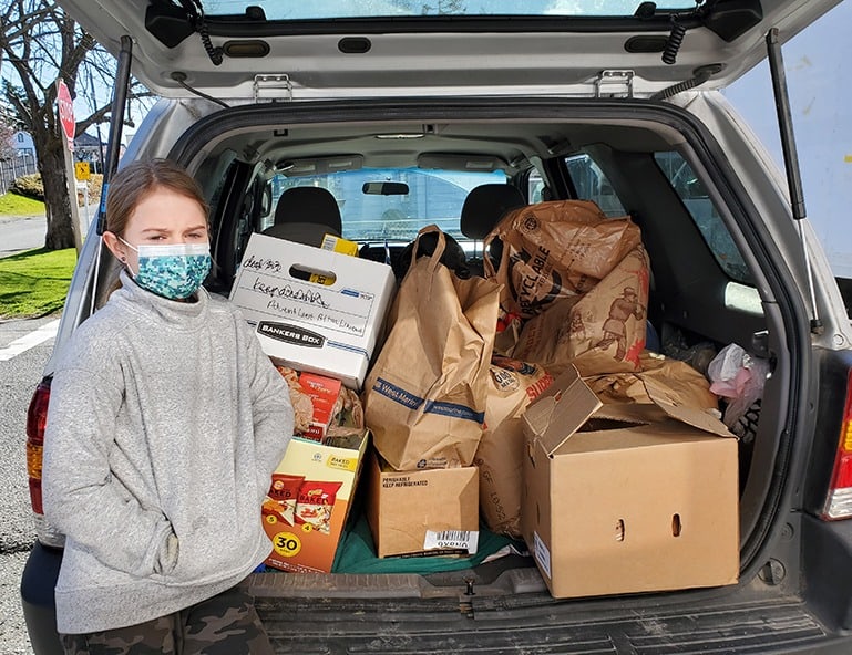 Finley Hancock Food Drive